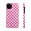 Pink Gingham - Extreme Phone Case