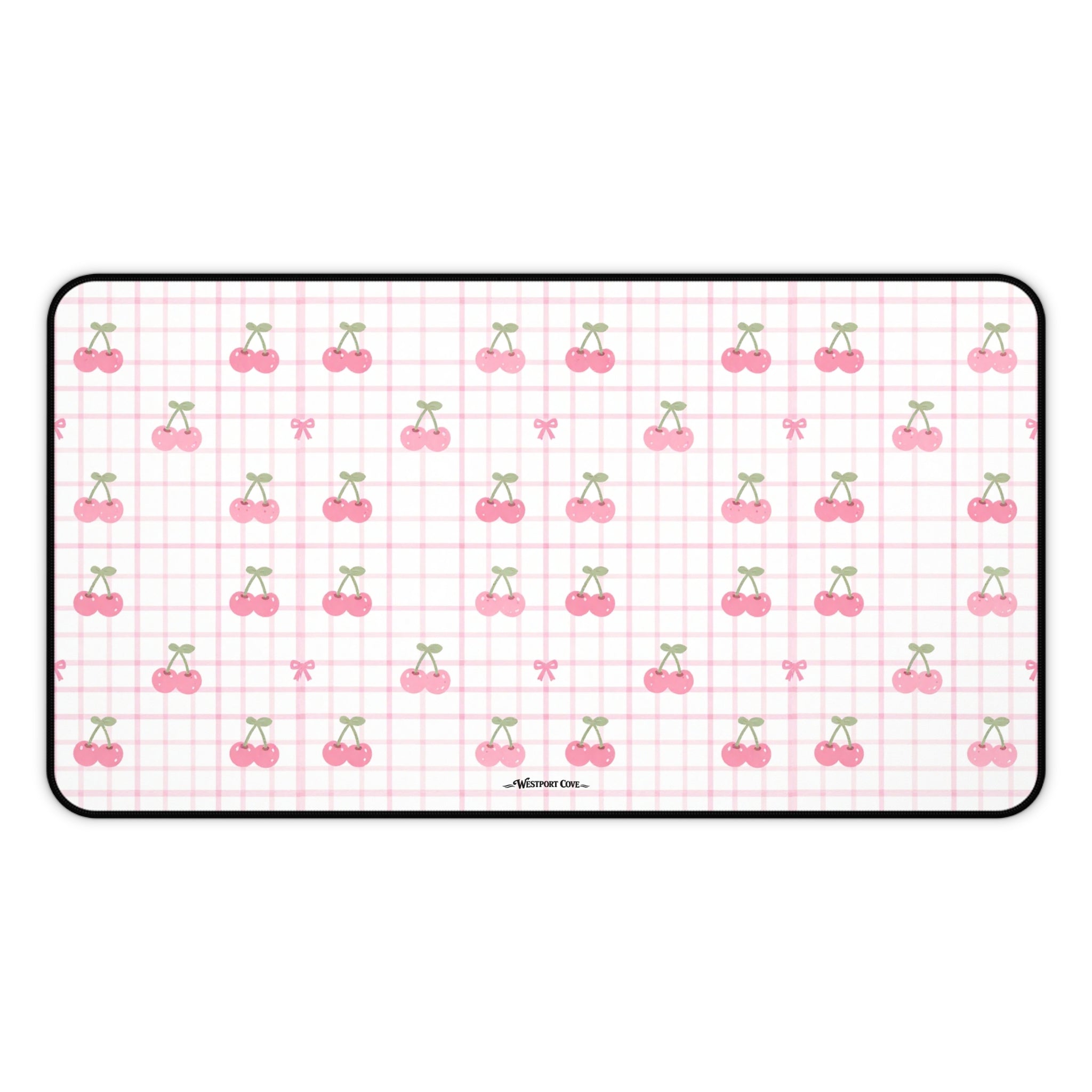 Cherry Ice Cream Smile - Launch Pad - Desk Mat