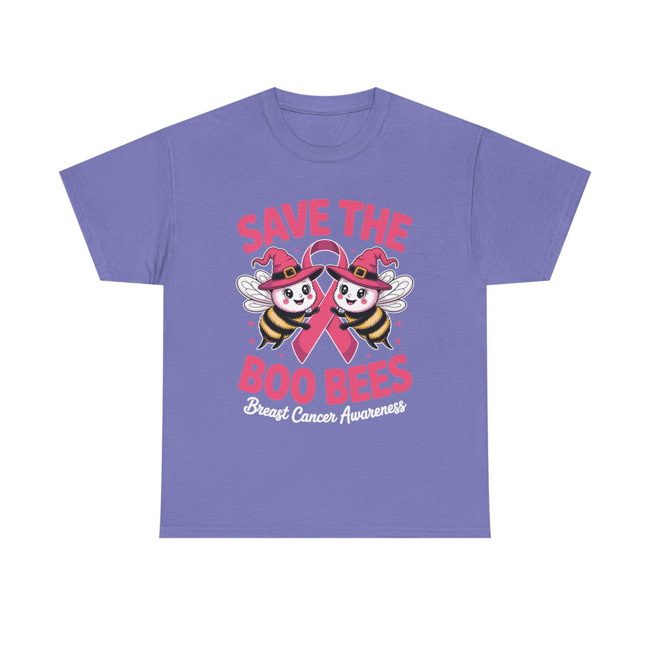 Save the Boo Bees T-Shirt — Breast Cancer Awareness Pink Ribbon Tee