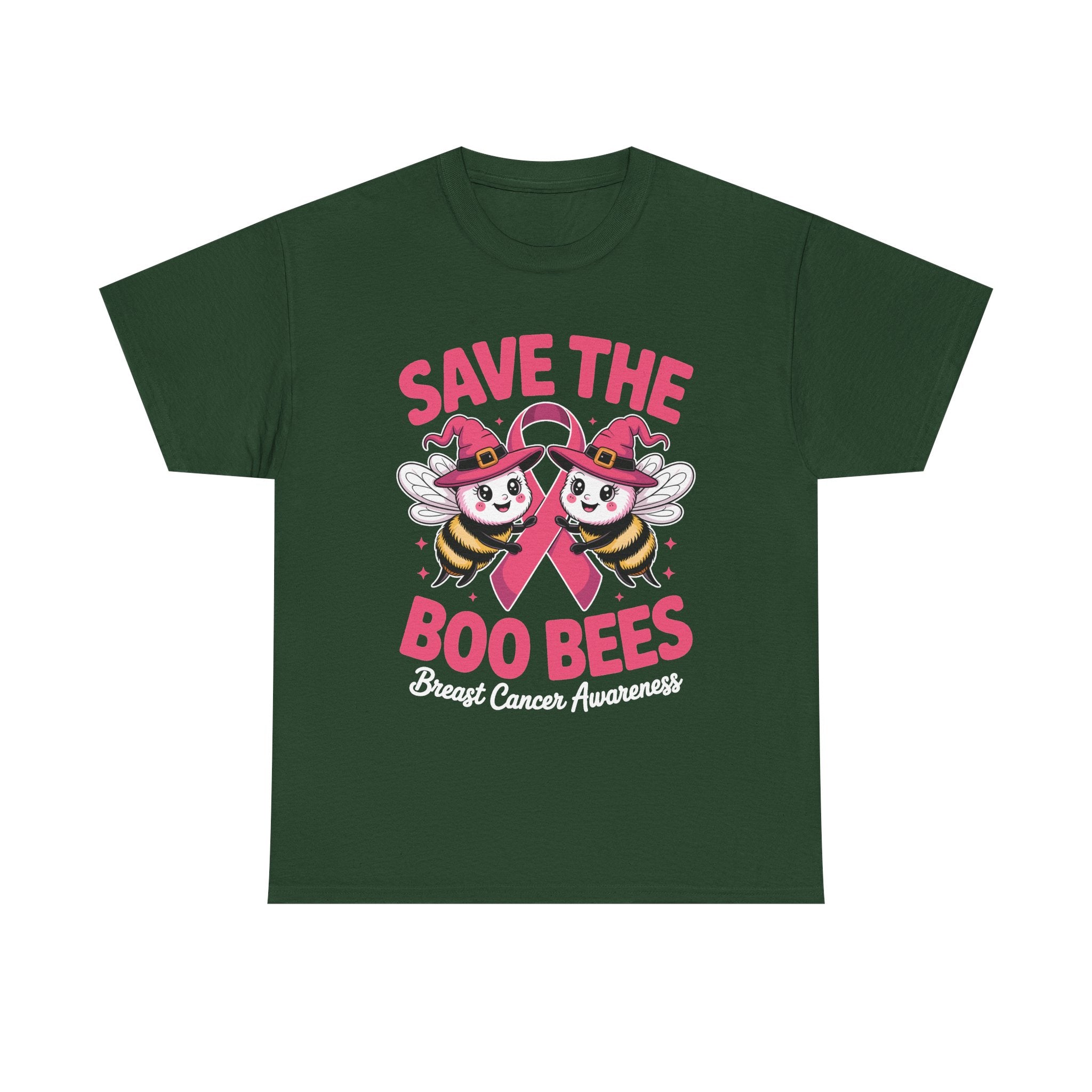 Save the Boo Bees T-Shirt — Breast Cancer Awareness Pink Ribbon Tee