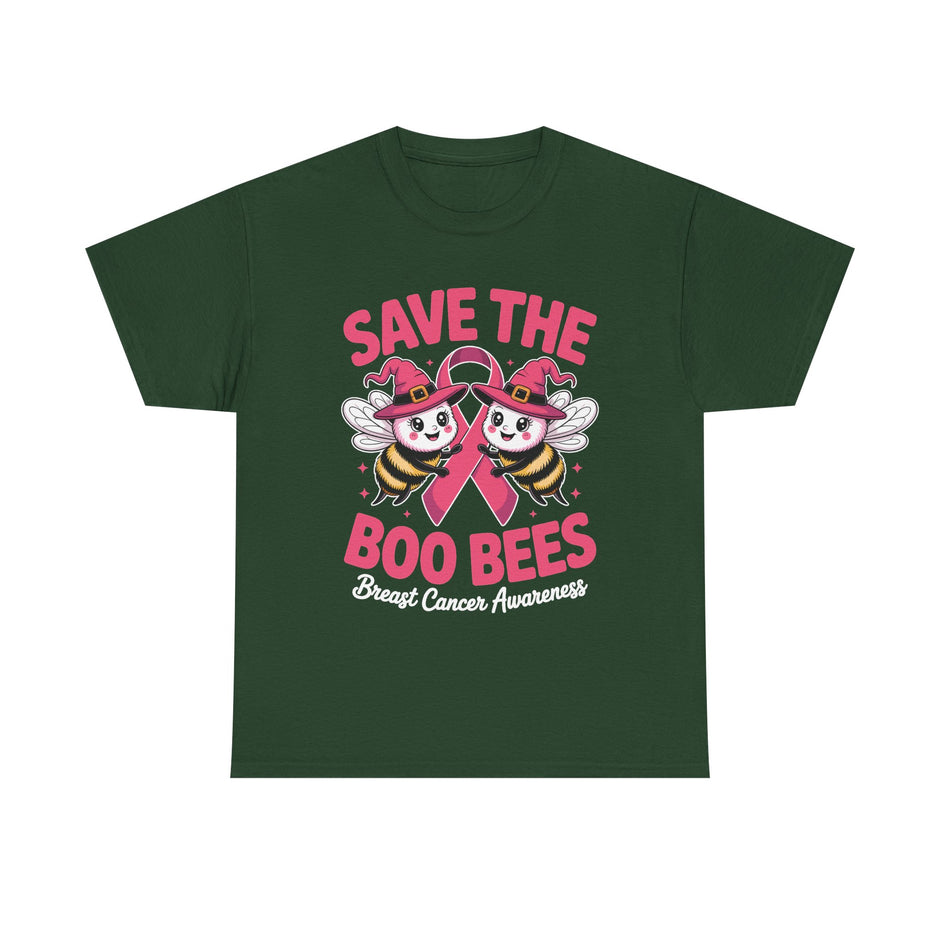 Save the Boo Bees T-Shirt — Breast Cancer Awareness Pink Ribbon Tee