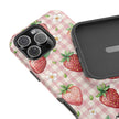 Strawberry Gingham - Extreme MagSafe Phone Case