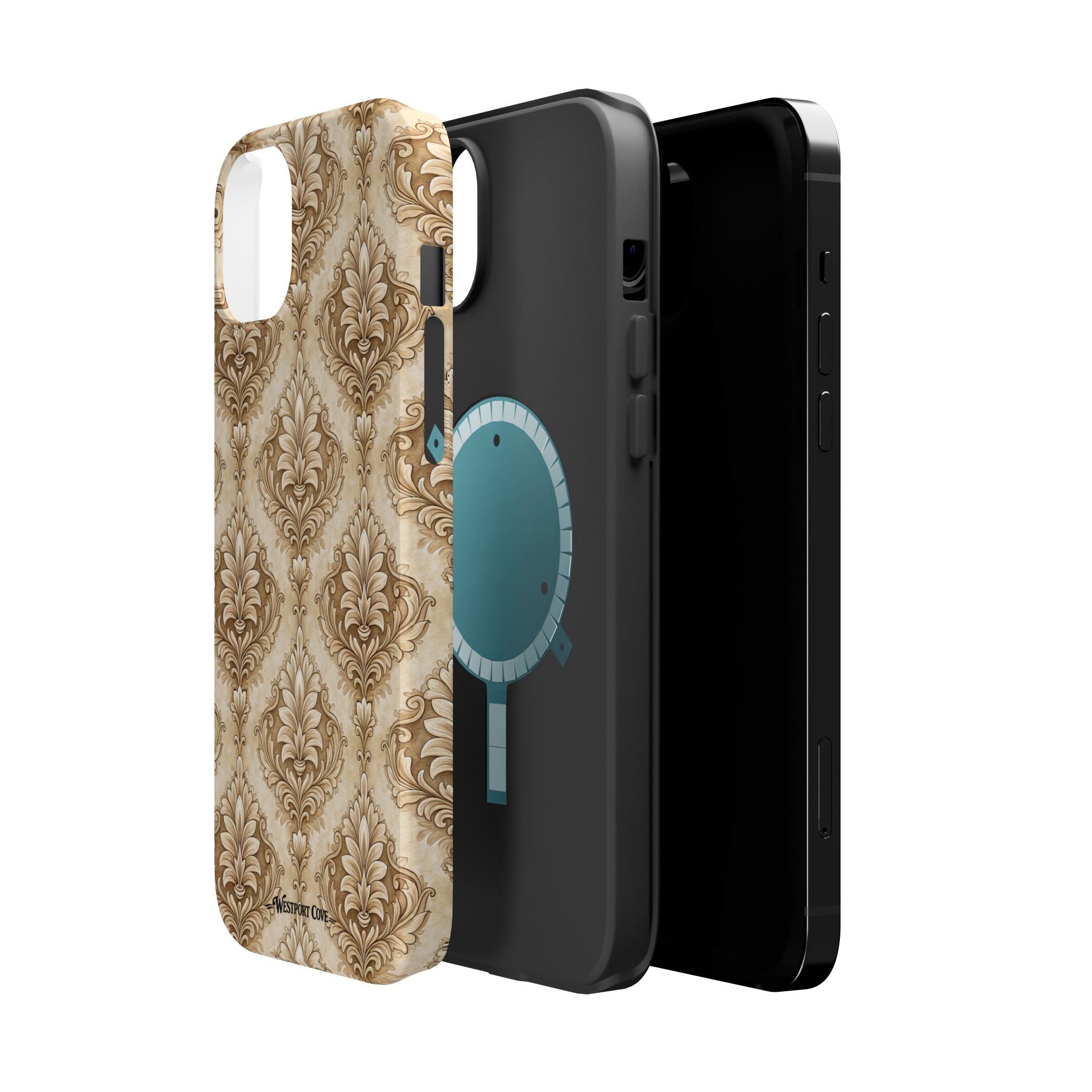Damask Taupe - Extreme MagSafe Phone Case