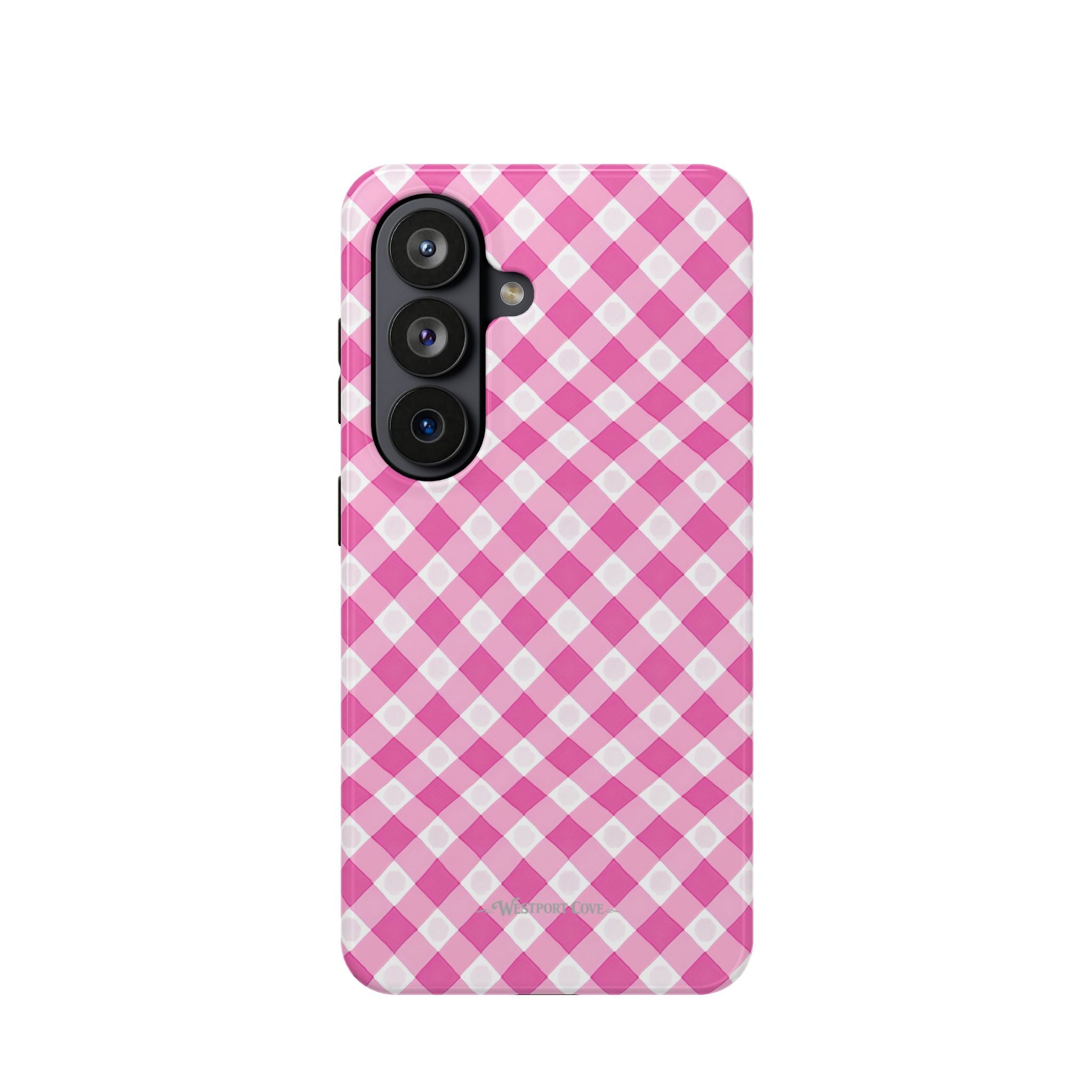 Pink Gingham - Extreme Phone Case