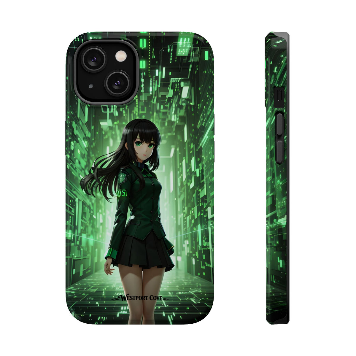 Anime Cybergirl Extreme Impact MagSafe Phone Case