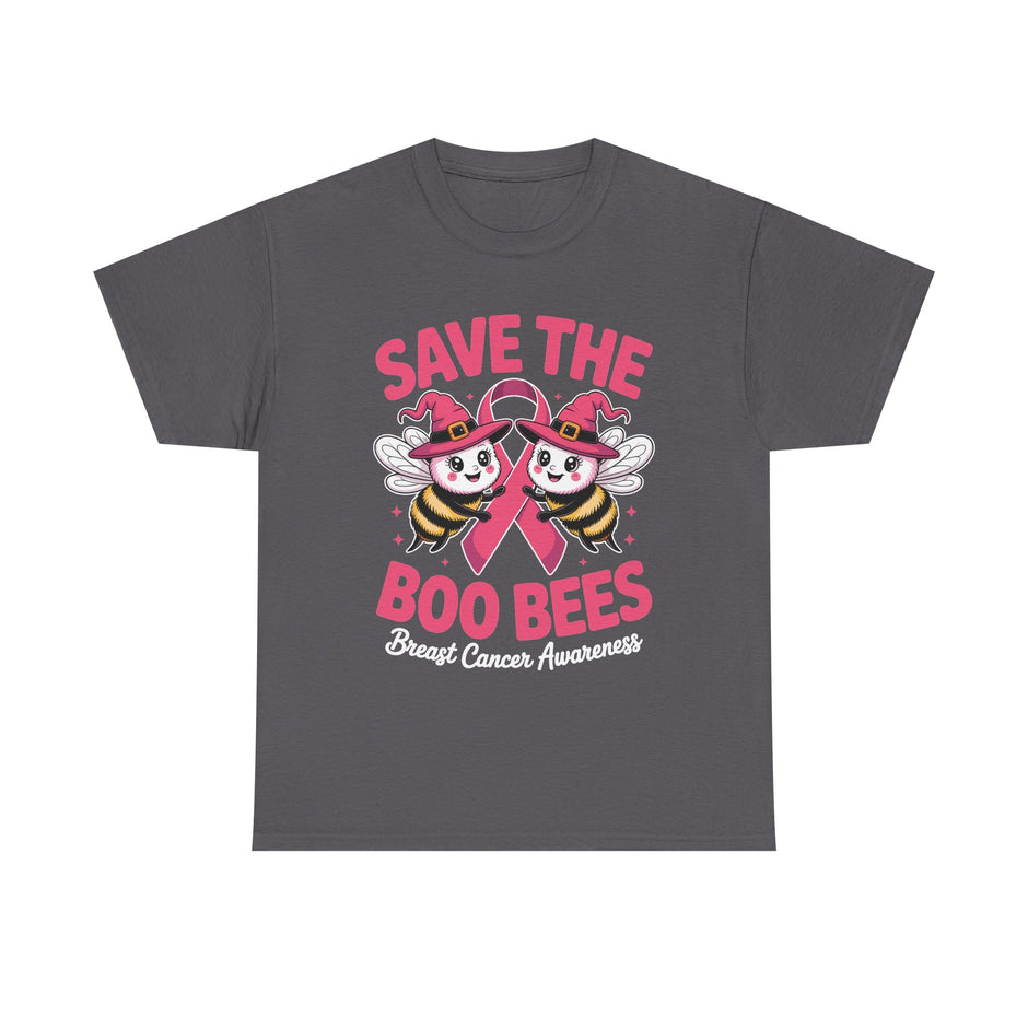 Save the Boo Bees T-Shirt — Breast Cancer Awareness Pink Ribbon Tee