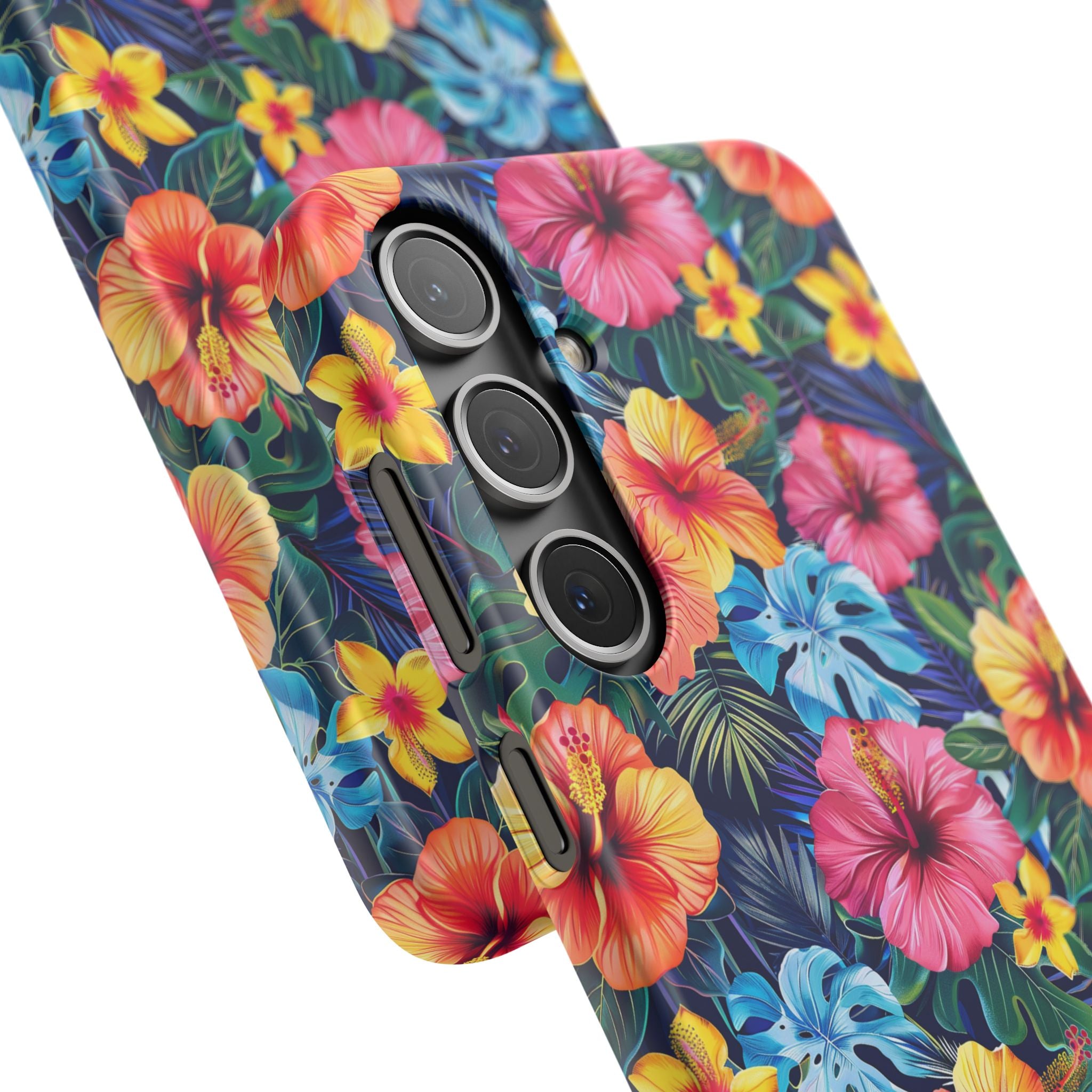 Tropical Hibiscus - Elite Phone Case — Floral Hawaiian Pattern Phone Cover