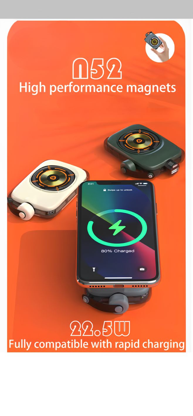 Westport Cove Magnetic Wireless Power Bank 10,000mAh