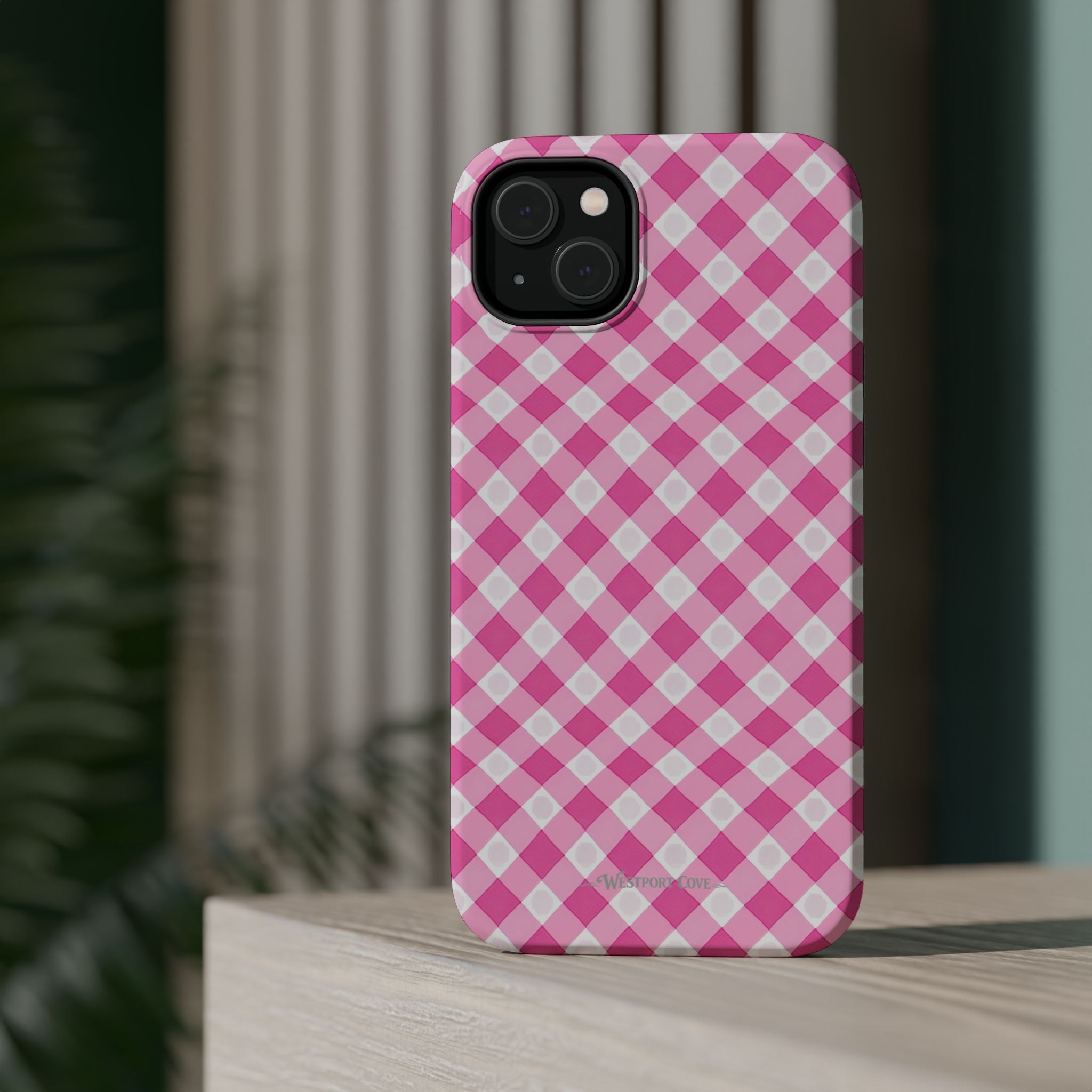 Pink Gingham - Extreme Phone Case