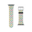 Be Mine; or Not - Pastel Heart Pattern Apple Watch Band — Cute Candy Hearts Watch Strap