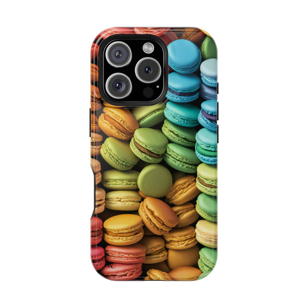 Rainbow Macarons  - Extreme Impact MagSafe Phone Case