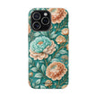 Teal Peony - Extreme MagSafe Phone Case