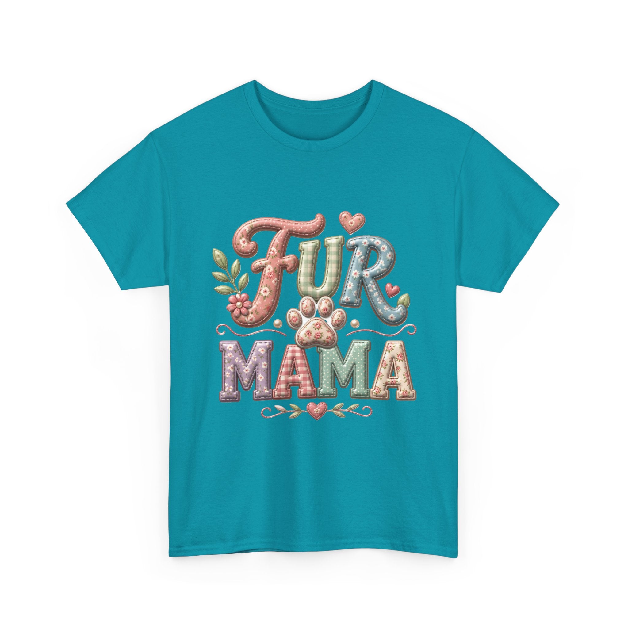 Fur Mama T-Shirt – Cute Paw Print Pet Mom Tee
