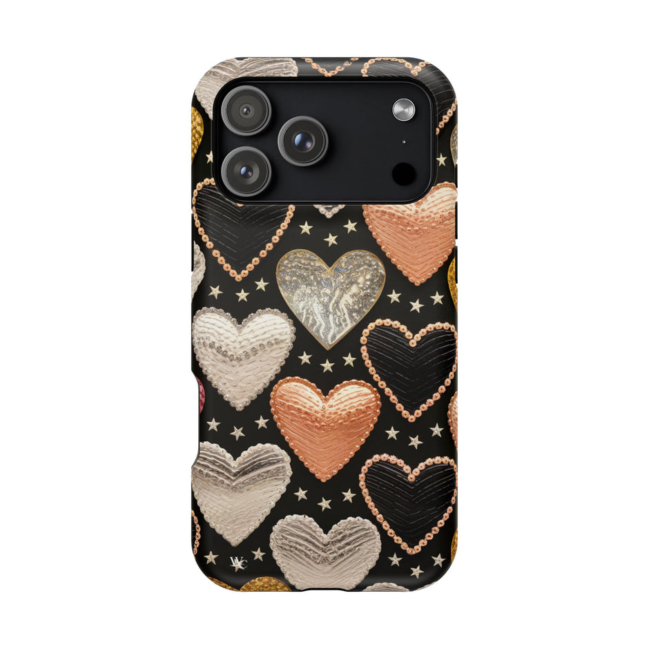 Metallic Heart - Extreme Impact MagSafe Phone Case
