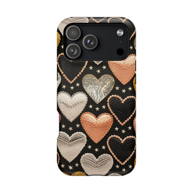 Metallic Heart - Extreme Impact MagSafe Phone Case