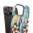 Dolphin Floral Extreme Impact MagSafe Phone Case
