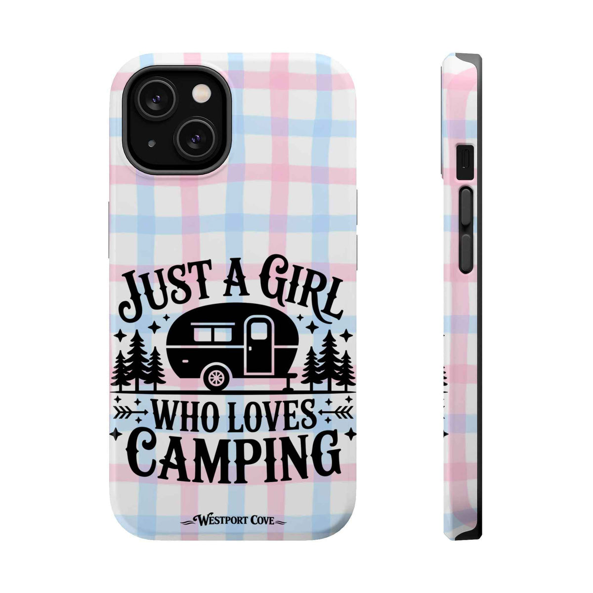 Just A Girl Who Loves Camping - Extreme Impact MagSafe Phone Case