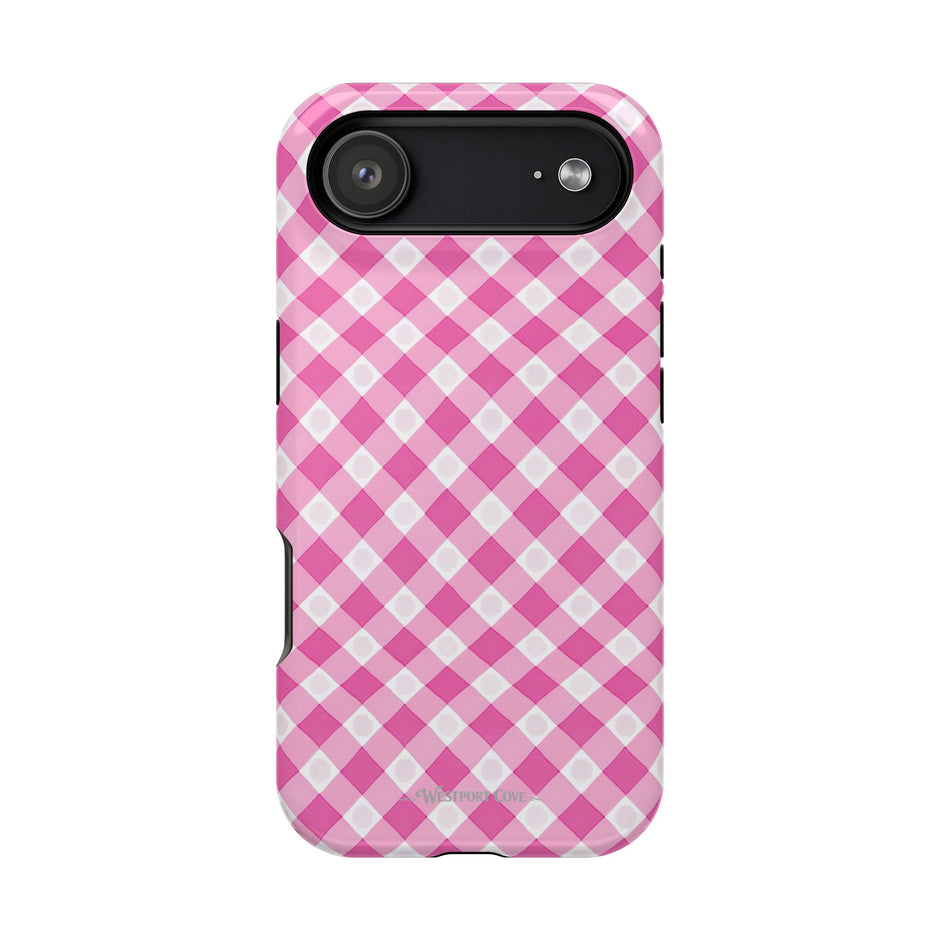 Pink Gingham - Extreme Phone Case