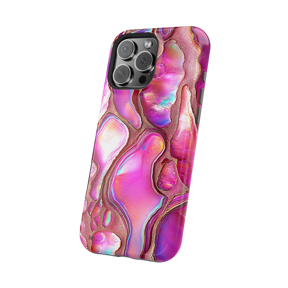 Pink Agate - Extreme Impact MagSafe Phone Case