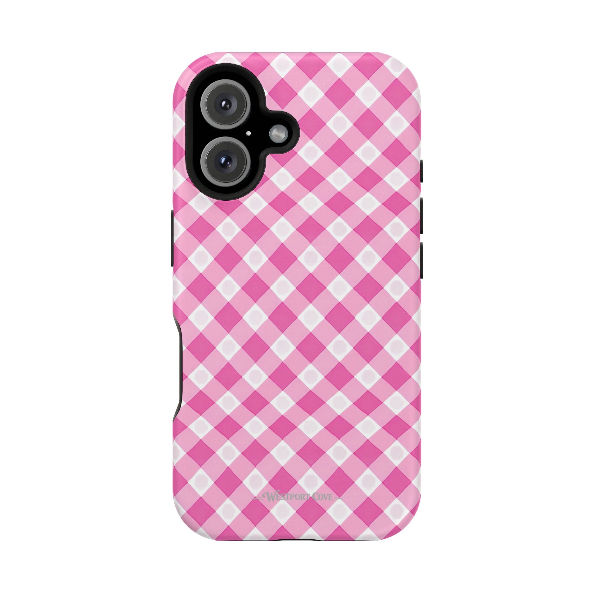 Pink Gingham - Extreme Phone Case