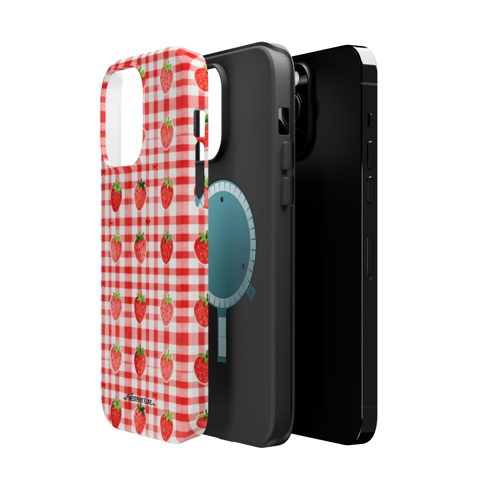 Strawberry Gingham - Extreme MagSafe Phone Case