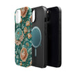 Teal Peony - Extreme MagSafe Phone Case