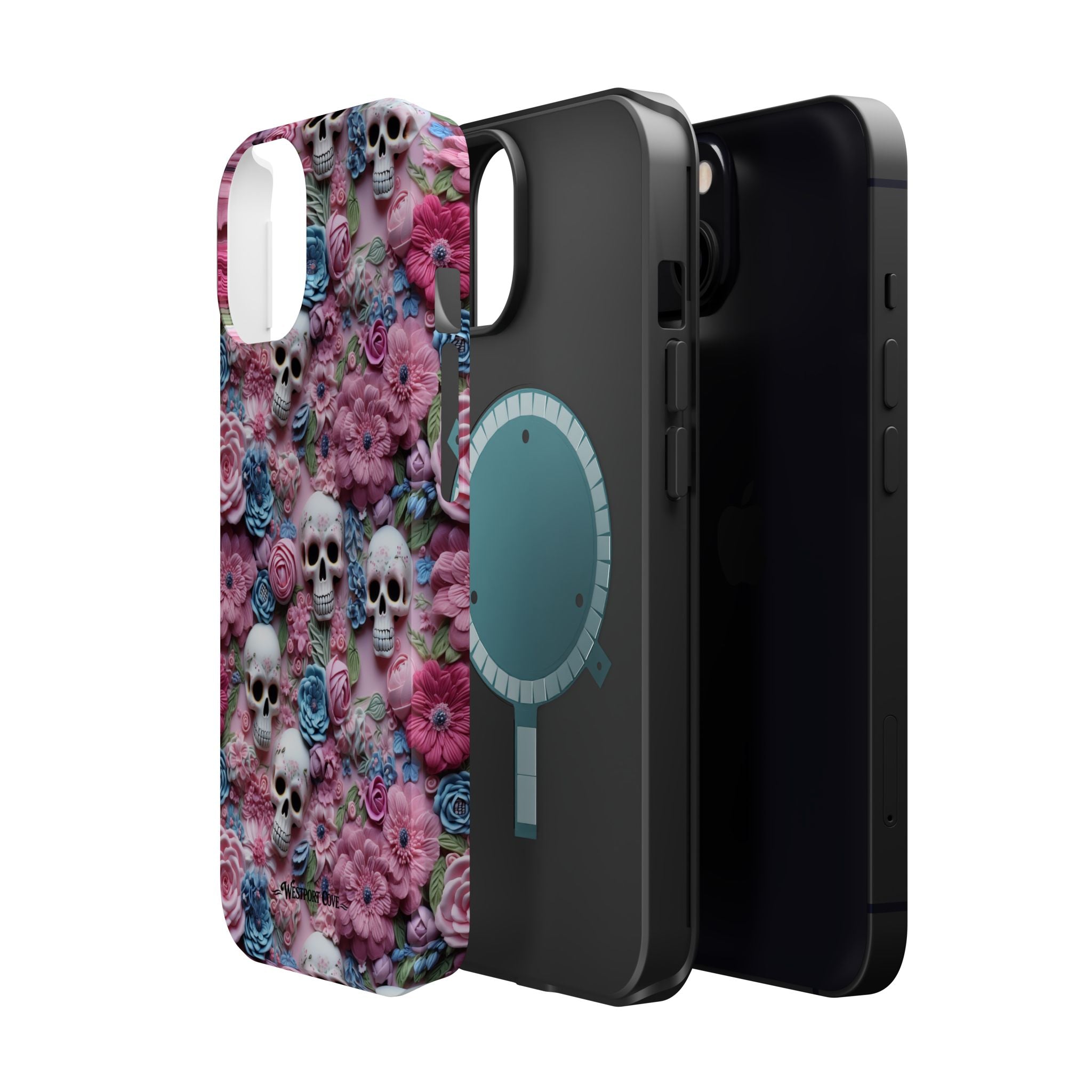 Floral Skull - Extreme MagSafe Phone Case