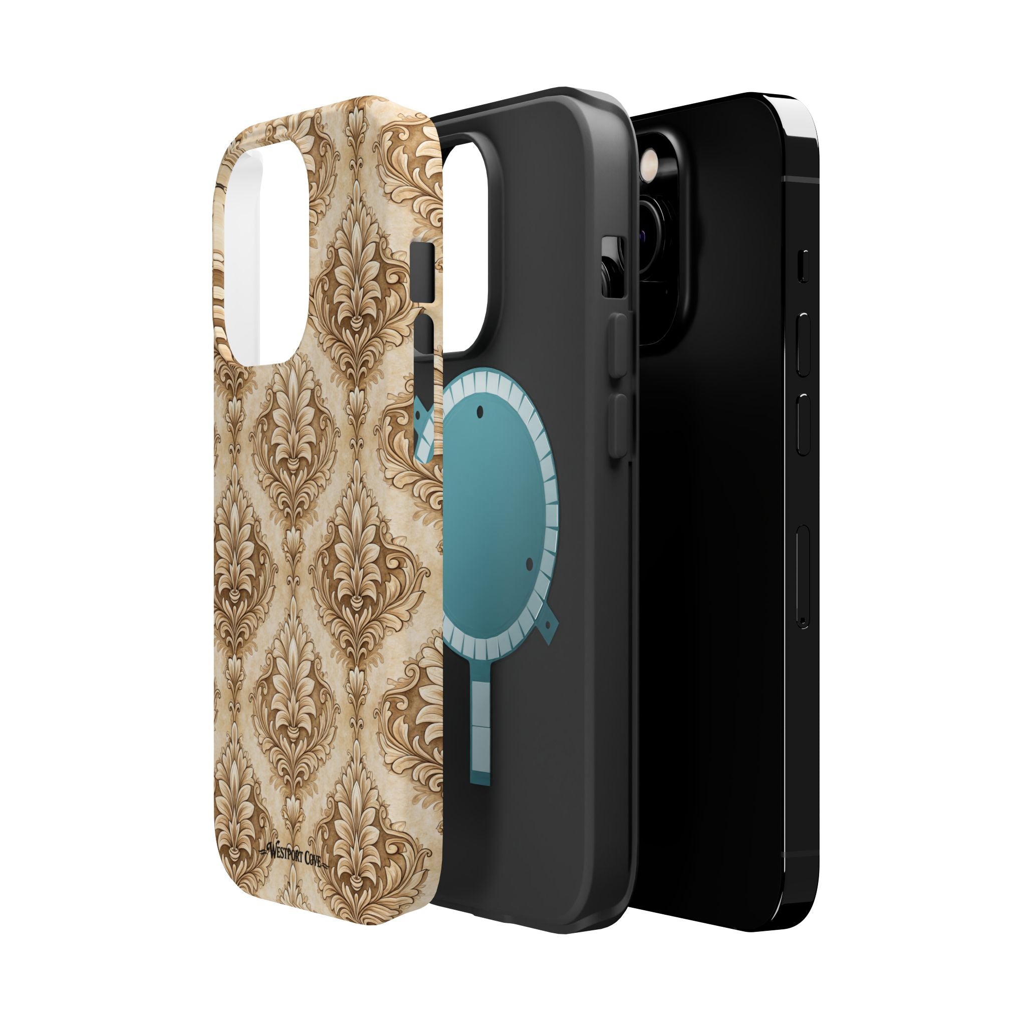 Damask Taupe - Extreme MagSafe Phone Case