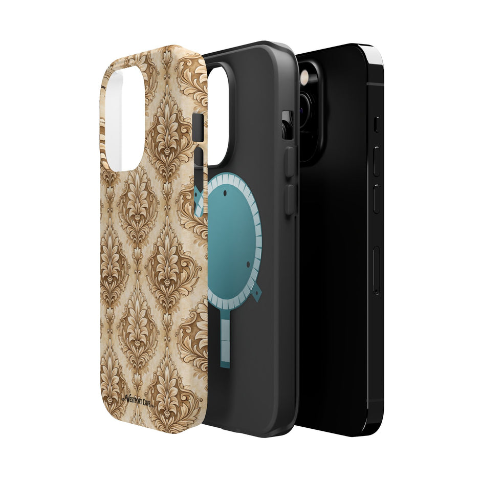 Damask Taupe - Extreme MagSafe Phone Case