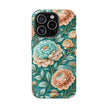Teal Peony - Extreme MagSafe Phone Case
