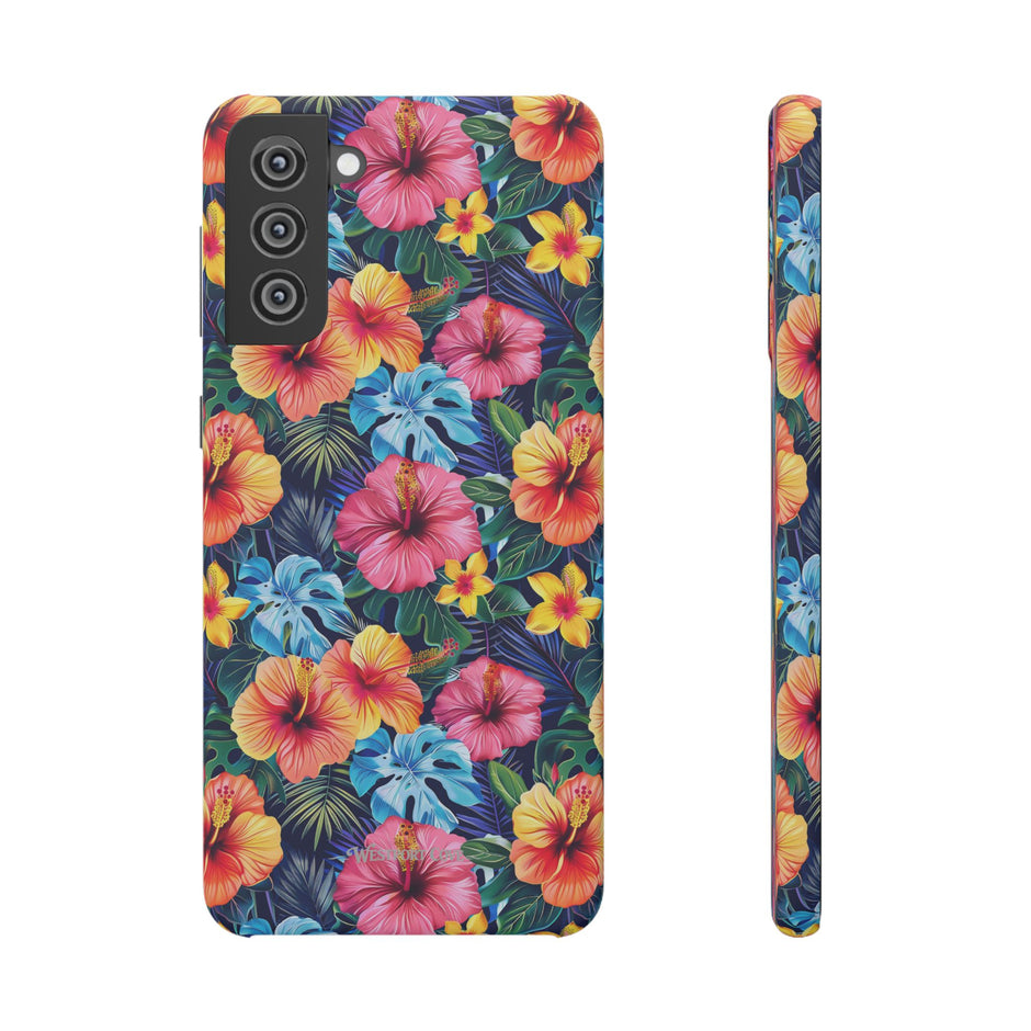Tropical Hibiscus - Elite Phone Case — Floral Hawaiian Pattern Phone Cover