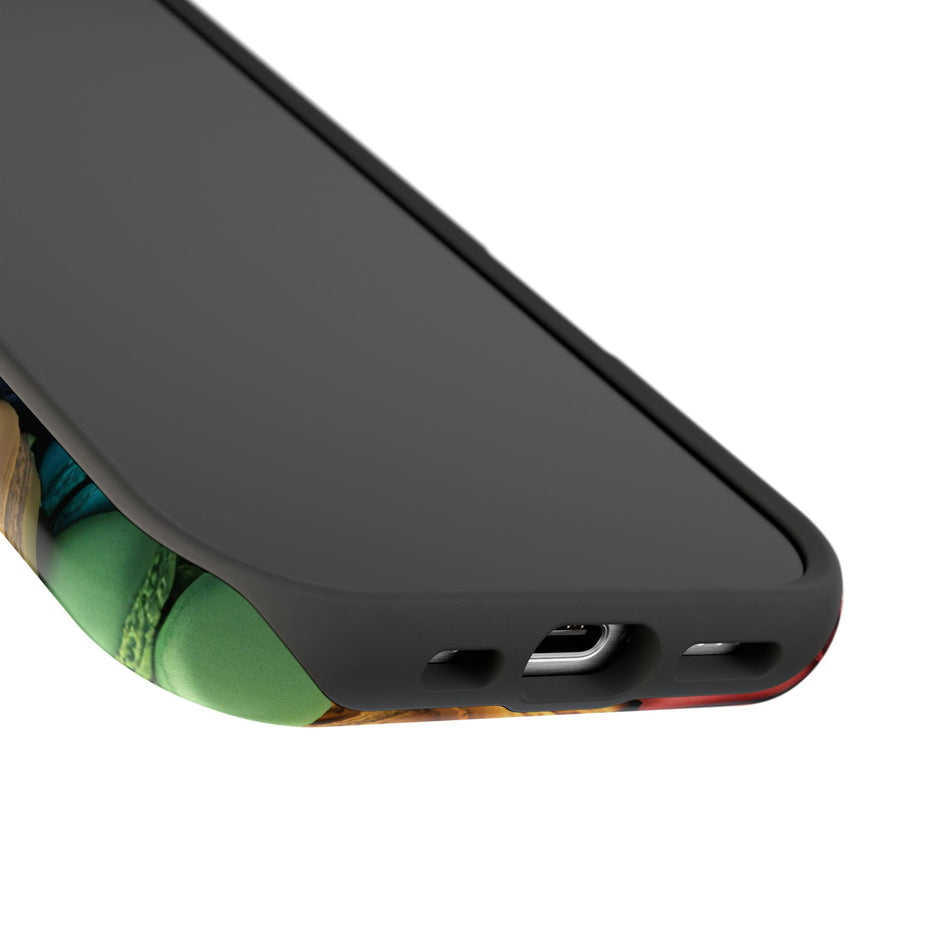 Rainbow Macarons  - Extreme Impact MagSafe Phone Case