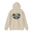 Westport Cove Hoodie — Scenic Lake Cabin Vintage Logo Hooded Sweatshirt
