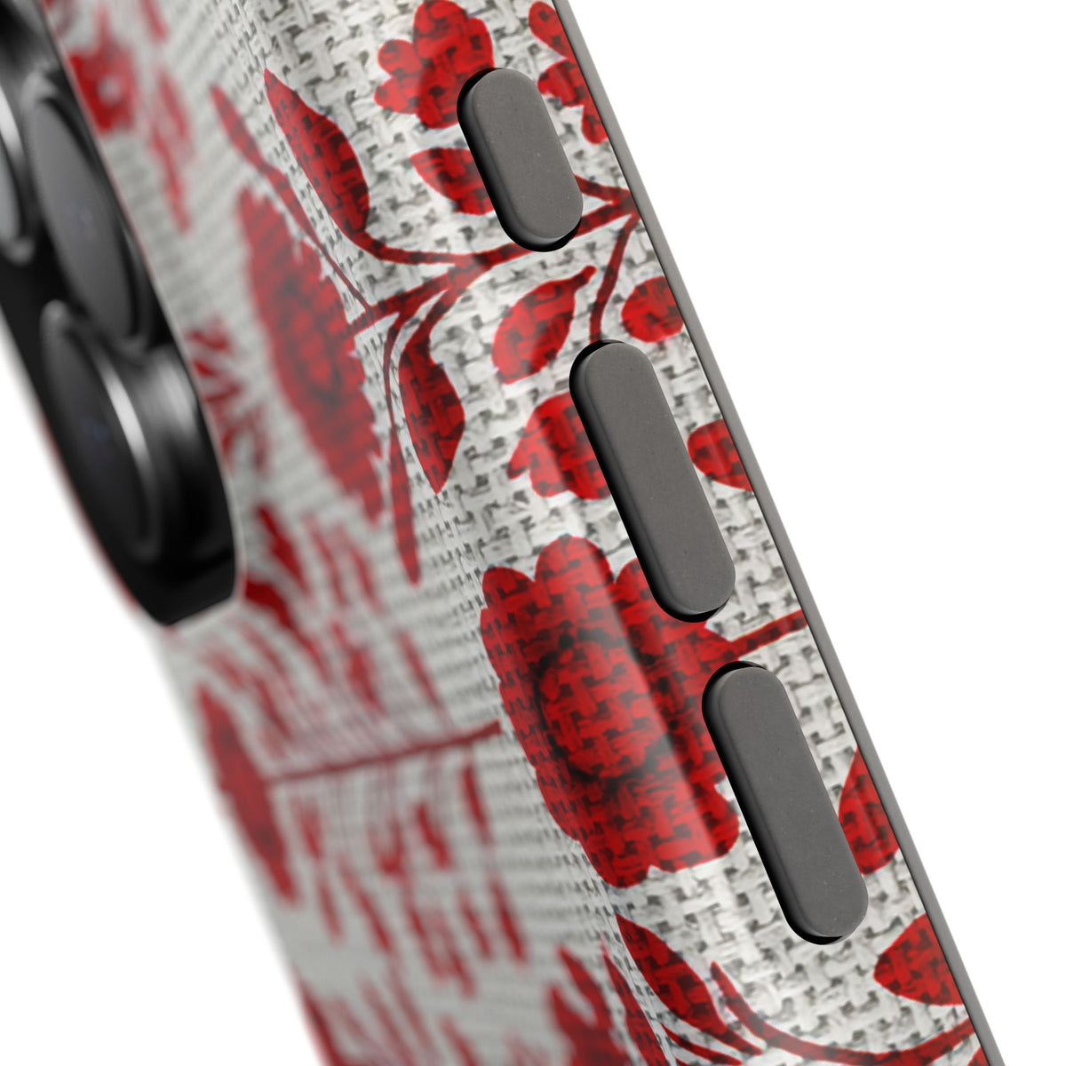 Red Scandi Floral - Extreme Impact MagSafe Phone Case
