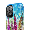 Floral Mosaic Stained Glass Colorful Lupine - Extreme Impact MagSafe Phone Case