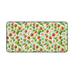 Strawberry Delight Desk Mat — Floral Vintage Garden Mouse Pad/Desk Protector