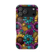 Colorful Floral Pattern - Extreme Impact MagSafe Phone Case