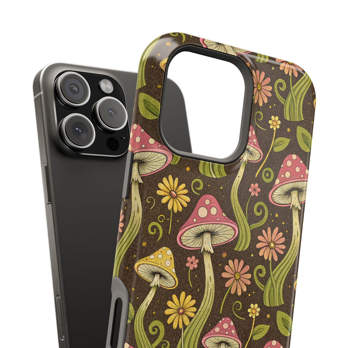 Magic Mushroom Extreme Impact MagSafe Phone Case - Embrace Nature's Charm with Ultimate Protection