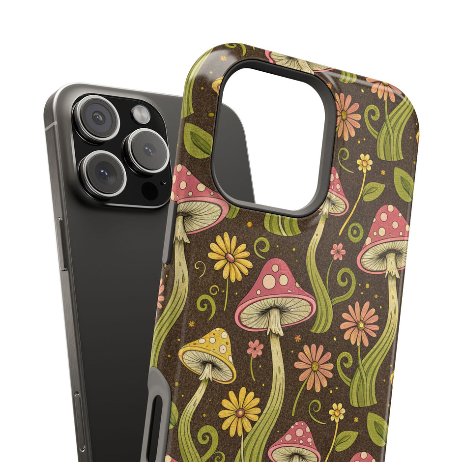 Magic Mushroom Extreme Impact MagSafe Phone Case - Embrace Nature's Charm with Ultimate Protection
