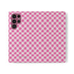 Pink Gingham - Flip Case – Wallet Flip Case with Card Slots