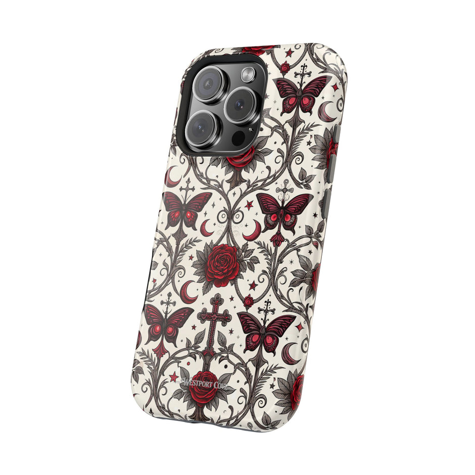 Rose & Butterfly - Extreme MagSafe Phone Case