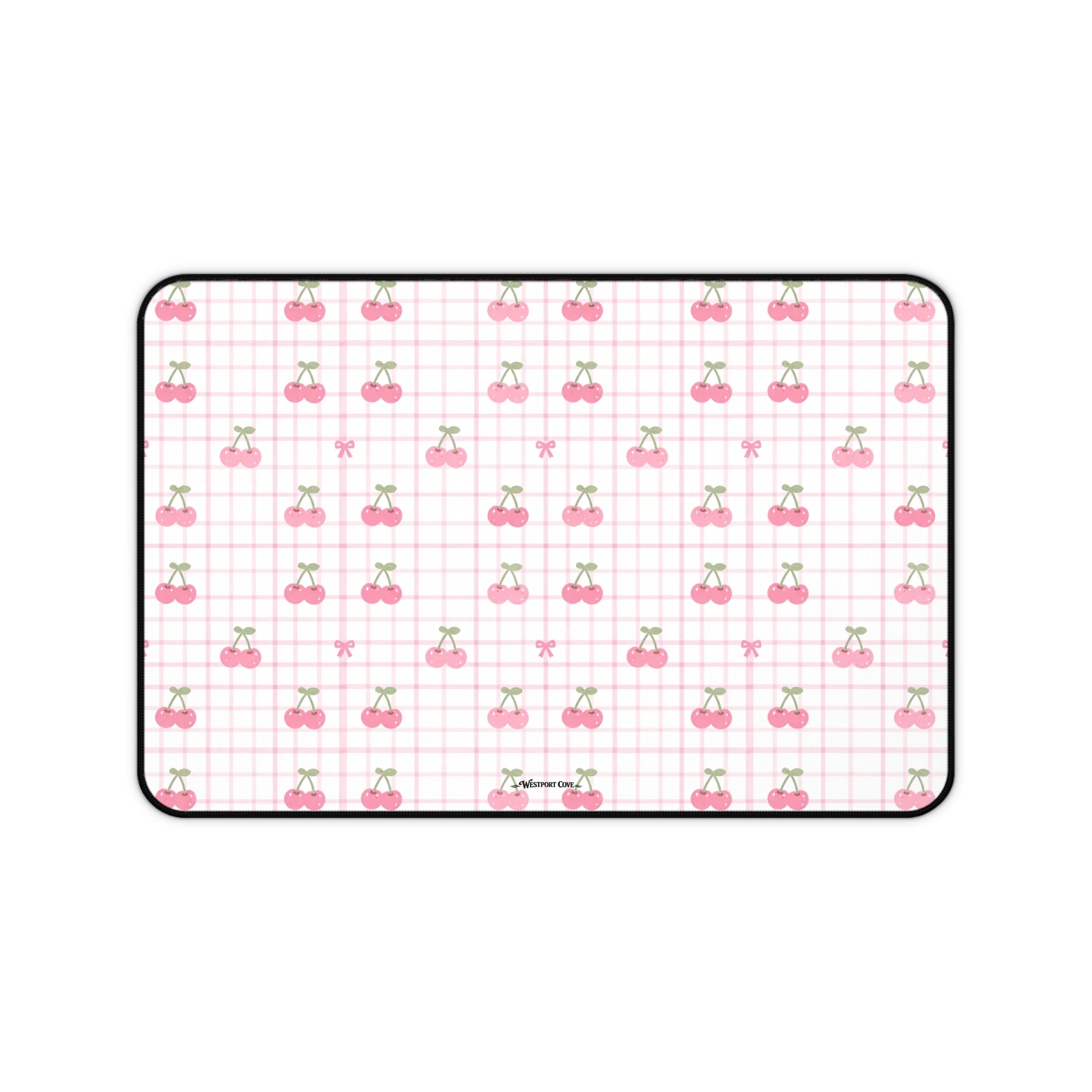 Cherry Ice Cream Smile - Launch Pad - Desk Mat