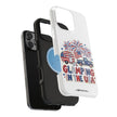 Glamping in the USA - Patriotic Camping Extreme Impact MagSafe Phone Case