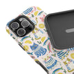 Watercolor Cats - Extreme Impact MagSafe Phone Case — Lemon Pattern
