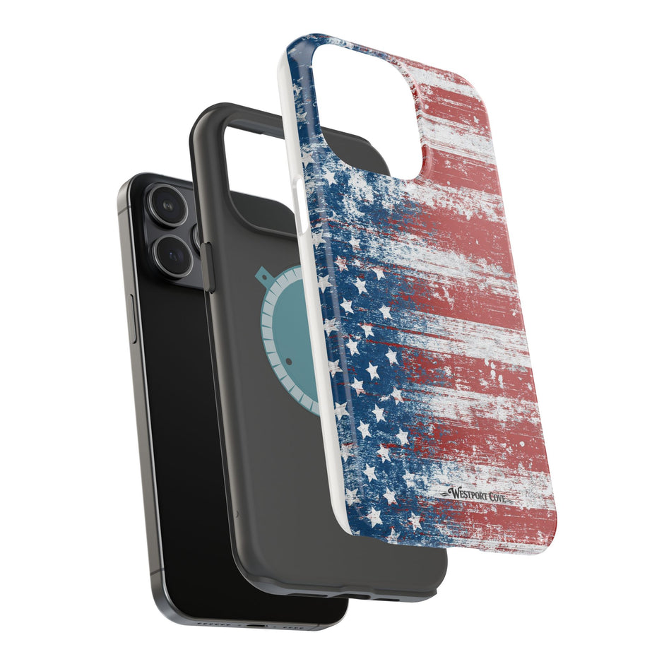 American Flag Distressed - Extreme MagSafe Phone Case