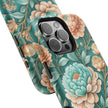 Teal Peony - Extreme MagSafe Phone Case
