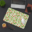 Strawberry Delight Desk Mat — Floral Vintage Garden Mouse Pad/Desk Protector