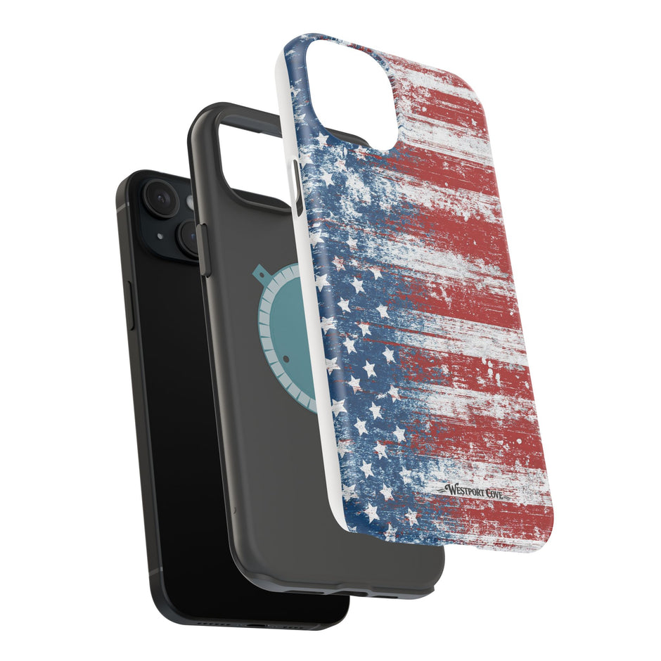 American Flag Distressed - Extreme MagSafe Phone Case