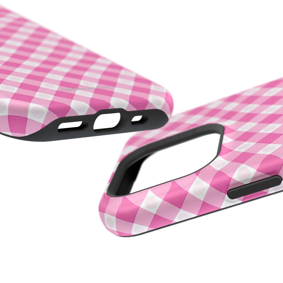 Pink Gingham - Extreme Phone Case