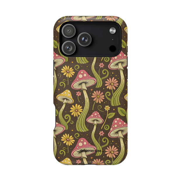 Magic Mushroom Extreme Impact MagSafe Phone Case - Embrace Nature's Charm with Ultimate Protection